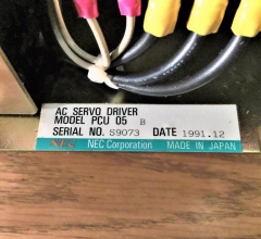 NEC PCU05 DFS6-2030-502 CNC AC Servo Driver