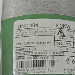 Emerson Control Techniques UNI1404 UNI12402 Inverter VFD