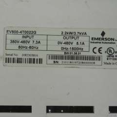 Emerson EV800-4T0022G Inverter AC Drive