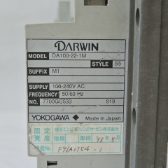 YOKOGAWA DA100-22-1M DA100-F1-1M DA100-23-1W Darwin Data Acquisition Unit