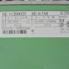 Emerson Control Techniques SE11200025 ES0.5M Inverter