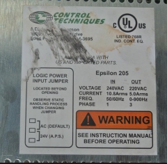 Emerson EI-205 Epsilon Servo Drive