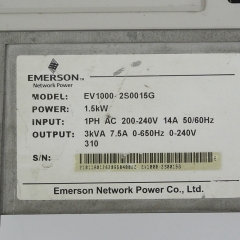 Emerson EV1000-2S0015G 1.5KW Inverter AC Drive