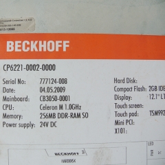 Beckhoff CP6221-0002-0000 Touch Panel Screen