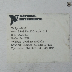 National Instruments VXIPC-030 Controller