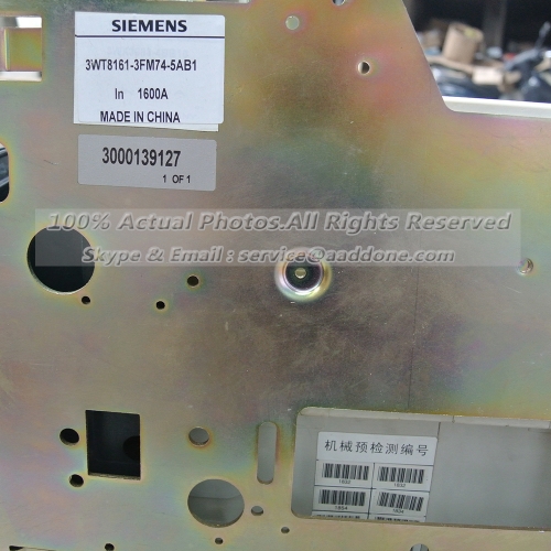 Siemens 3WT8161-3FM74-5AB1 1600A Frame circuit breaker