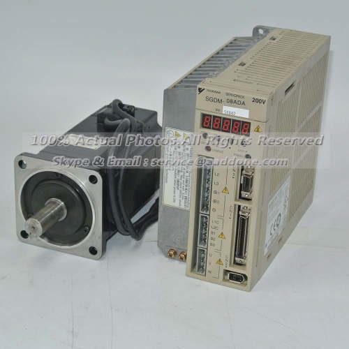 Yaskawa SGDM-08ADA + SGMAH-08AAA41 Servo Drive +Servo Motor