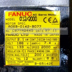 FANUC A06B-0142-B077 AC SERVO MOTOR a122000