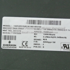 Emerson 142U2D150CACAB165240 Servo Motor