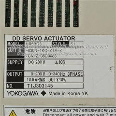 Yokogawa UR5BG3-030N-1KC-ZTA-ZCNZ05D0088 Servo Drive