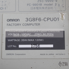 NEC FC-9801B  3G8F6-CPU01 Industrial Computer