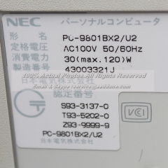 NEC  PC-9801BX2U2 Industrial Computer