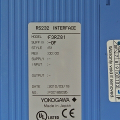 YOKOGAWA F3RZ81-0F PLC