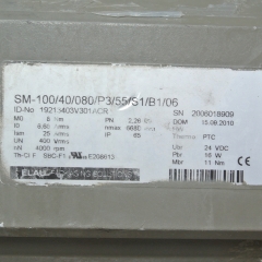 SND SM-10040080P355S1B106 Servo Motor