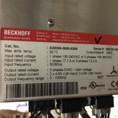Beckhoff AX5206-0000-0200 Servo Drive