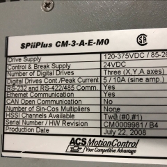 ACS Spiiplus CM-3 CM-3-A-E-M0 Servo Drive