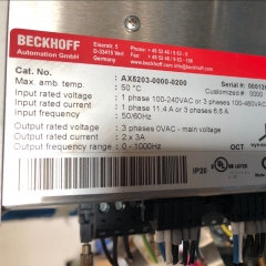 Beckhoff AX5203-0000-0200  Servo Drive