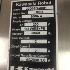 KAWASAKI 30D62D-A001 Robot Controller