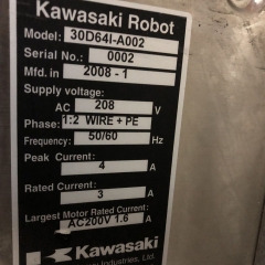 KAWASAKI 30D64I-A002 Robot Main Controller