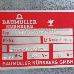 BAUMULLER BKF1230400-3124000 DC Speed Controller