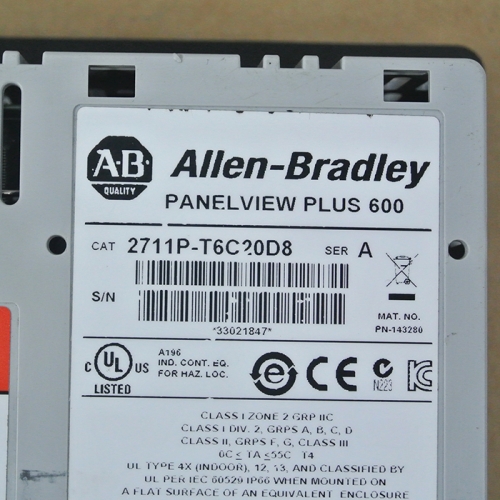 Allen-Bradley 2711P-T6C20D8 Touch Panel