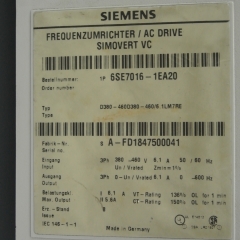 Siemens 6SE7016-1EA20 Simovert Masterdrives Vector Control