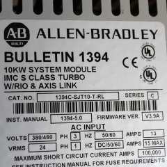 Allen Bradley 1394C-SJT10-T-R Digital Servo Controller