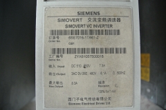 Siemens 6SE7016-1TA61-Z Simovert Invertert Drive