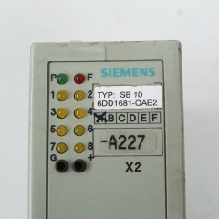 Siemens 6DD1681-0AE2 SB10 Binary InputOutput Module