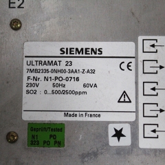 Siemens 7MB2335-0NH00-3AA1-Z-A32 Ultramat 23 Gas Analyzer