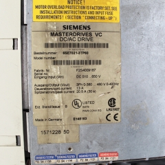Siemens 6SE7021-3TP60 MASTERDRIVES Inverter Converter