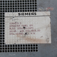 Siemens 6DD1670-0AF0 Simadyn Operator Panel OP1