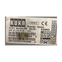 KUKA KCP1 69-000-399 Teach pendant
