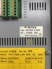 SETEX SECOM 515DE Panel