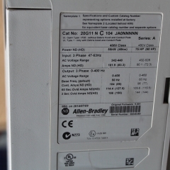 Allen-Bradley 20G11NC104JA0NNNNN 55kw 380V Inverter