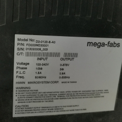 mega-fabs D2-1023-S-A0 servo drive