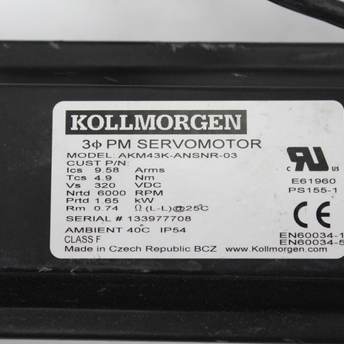 Kollmorgen AKM43K-ANSNR-03 Servo Motor