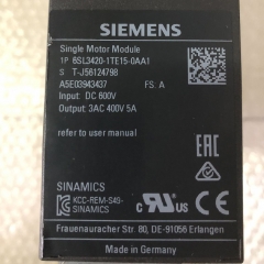 Siemens 6SL3420-1TE15-0AA1 Servo Drive