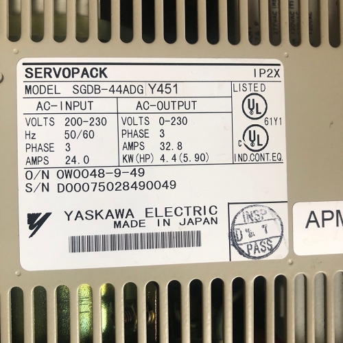 Yaskawa SGDB--44ADGY451 Servo Drive