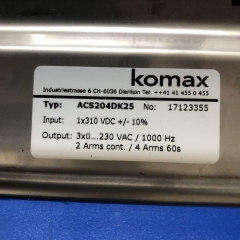 Komax ACS204DK25 Controller