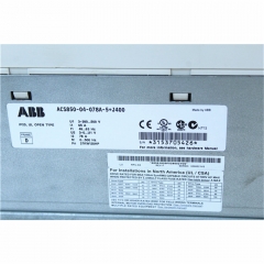 ACS850 inverter 37kw ACS850-04-078A-5+J400