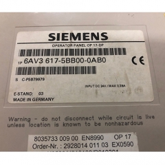 Siemens 6AV3617-5BB00-0AB0 6AV3 617-5BB00-0AB0 Touch Panel