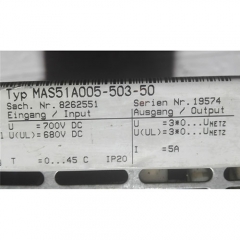 SEW MAS51A005-503-50 Servo Drive