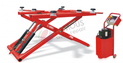 1.2M 2700kgs mid rise small hydraulic scissor lift for car paintwork