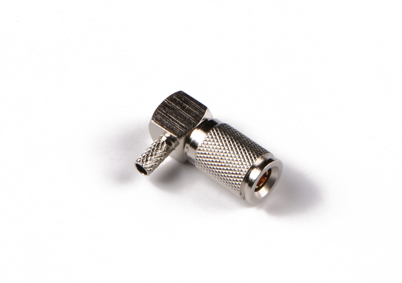 1.0/2.3(CC4) Male RA Connector for Flexible Cable