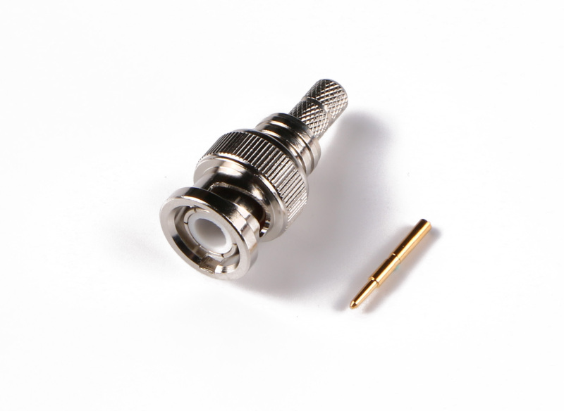 BNC Male Connector Crimp Attachment for RG Cable