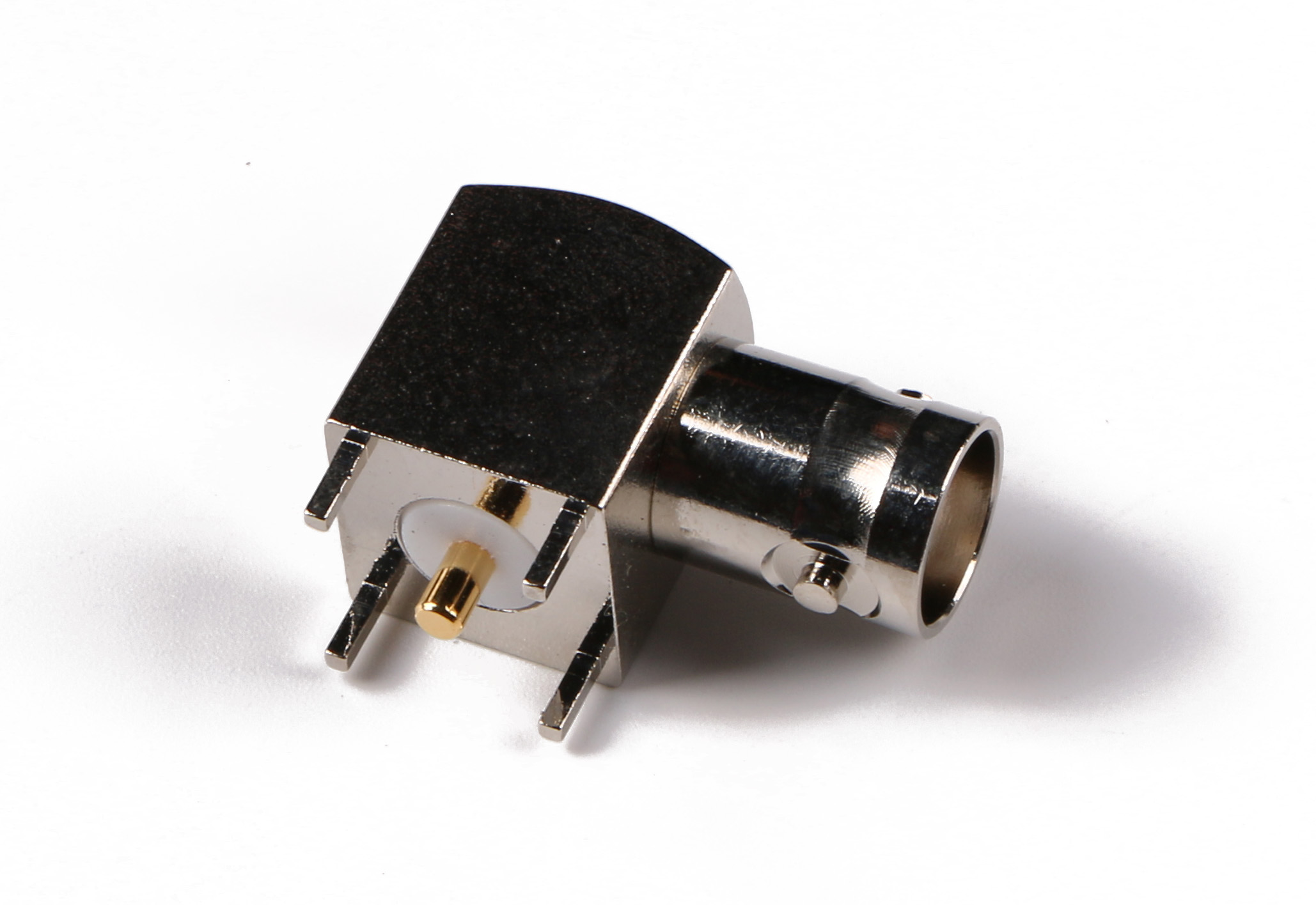 BNC Female RA Connector Solder Attachment for PCB