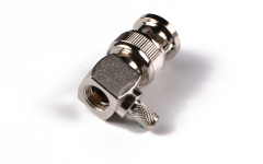BNC Male RA Connector Crimp Attachment for RG Cable