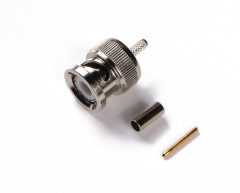 BNC Male Connector Crimp Attachment for RG Cable