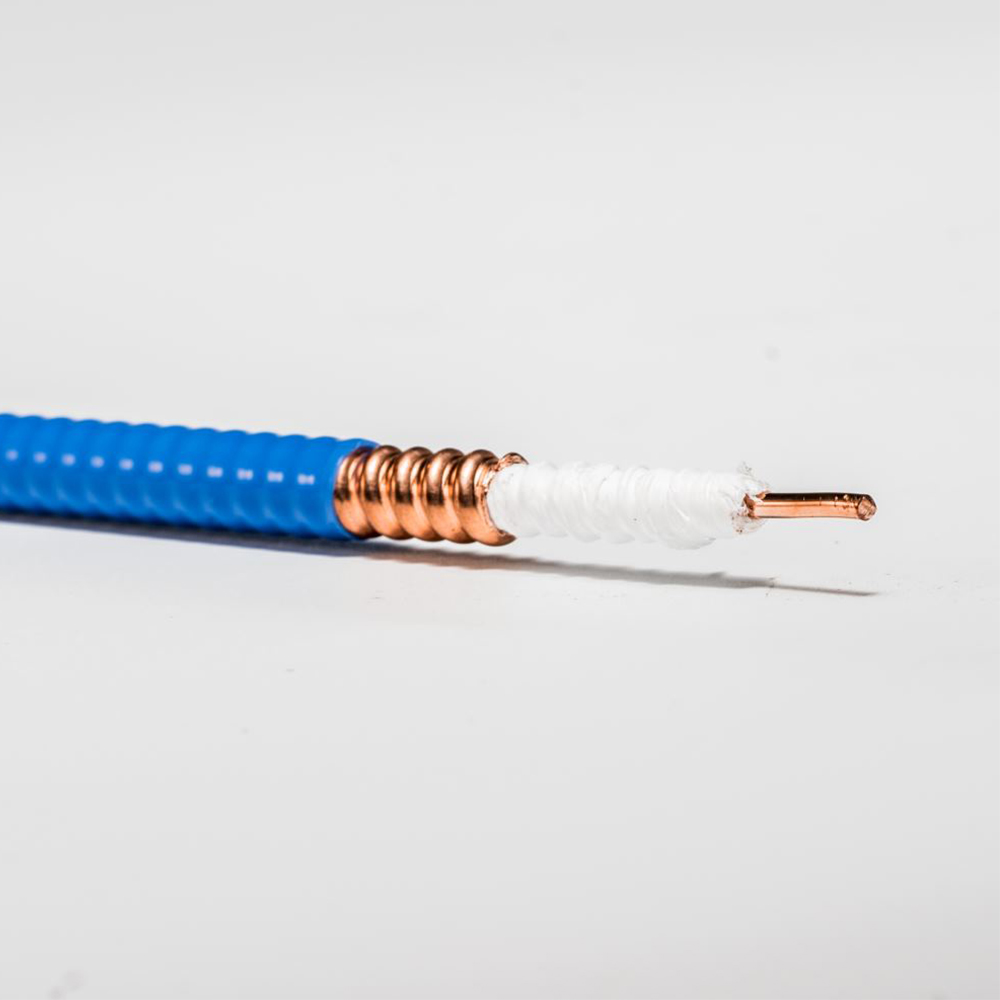 1/4'' Superflexible Plenum Coax Cable, Low PIM Low Loss.